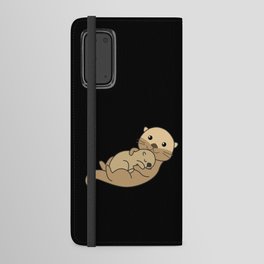 Otter Mom Otters Baby Cute Animals Animal Lovers Android Wallet Case