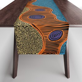 Authentic Aboriginal Art - 3 Table Runner