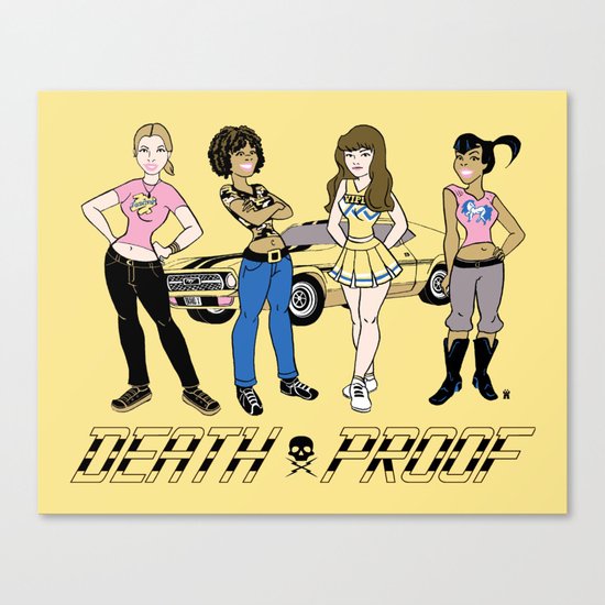 Sat. Morning Death Proof Canvas Print