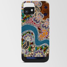 Authentic Aboriginal Art -  iPhone Card Case