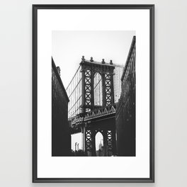 BROOKLYN BRIDGE Framed Art Print