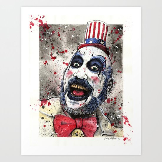 Captain Spaulding -The Devil's Rejects Art Print