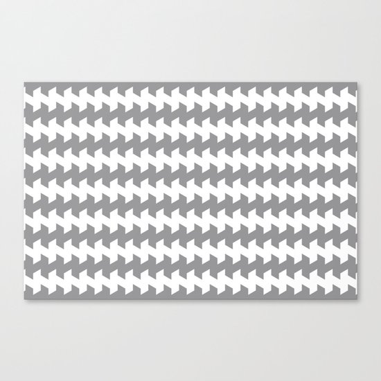 jaggered and staggered in alloy Canvas Print