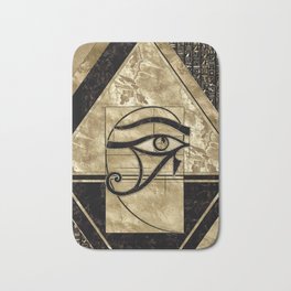 Eye of Horus - Golden Ratio  Bath Mat | Sacredgeometry, Eyeofra, Expansion, Graphicdesign, Hieroglyphs, Eyeofhorus, Spiralprecision, Divineproportion, Renewal, Goldensection 
