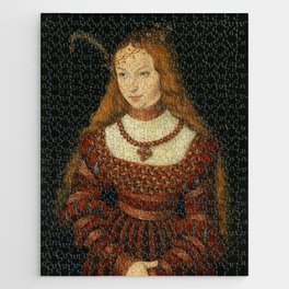 Lucas Cranach the Elder "Portrait of Princess Sibylle of Cleve" Jigsaw Puzzle