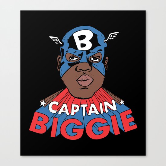 Captain Biggie Canvas Print