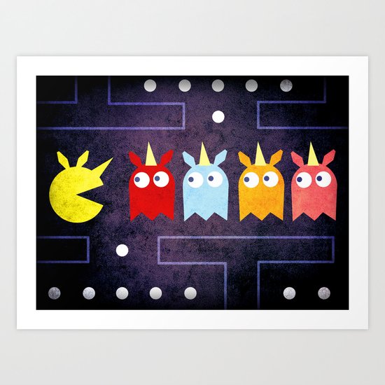 Pac Unicorn Art Print