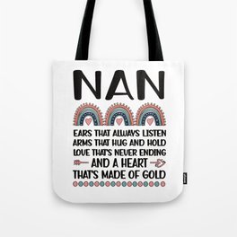 Nan Grandma Mothers Day Gifts Nan Grandmother Tote Bag | Nan Gifts, Graphicdesign, Best Mom, Best Nan, Funny Nan, Blessed Nan, Love My Nan, Grandma Gifts, Nan Grandma, Grandma 