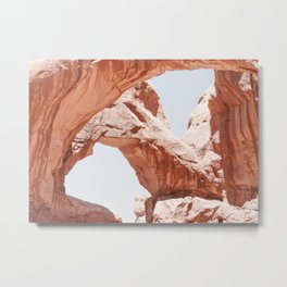 Desert Arches Metal Print | Rockformation, Desert, Vintagephoto, Nature, Landscape, Color, Moab, Naturephoto, Adventure, Illustration 
