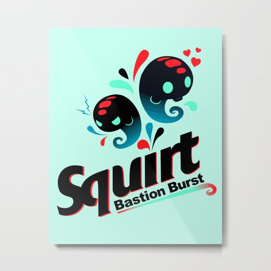 Squirt Metal Print