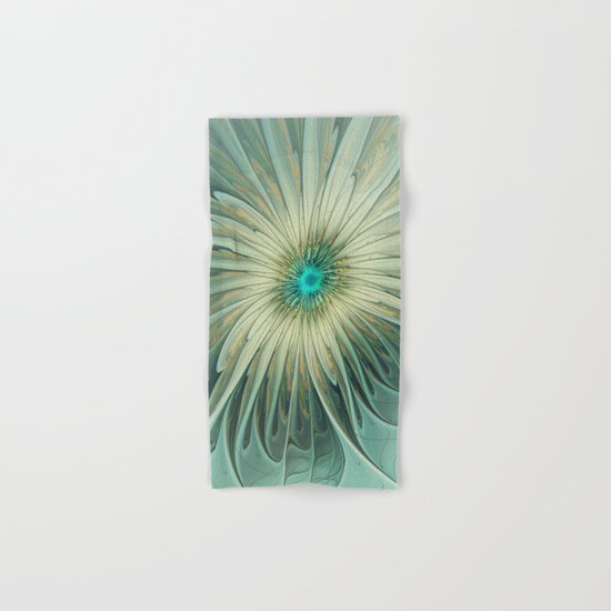 Emotions of a Flower, Abstract Fractal Art Hand & Bath Towel