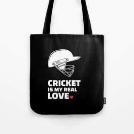 I love cricket Stylish cricket silhouette design for all cricket lovers. Tote Bag