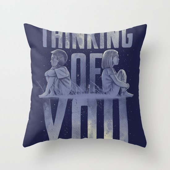 'Thinking of You' Throw Pillow