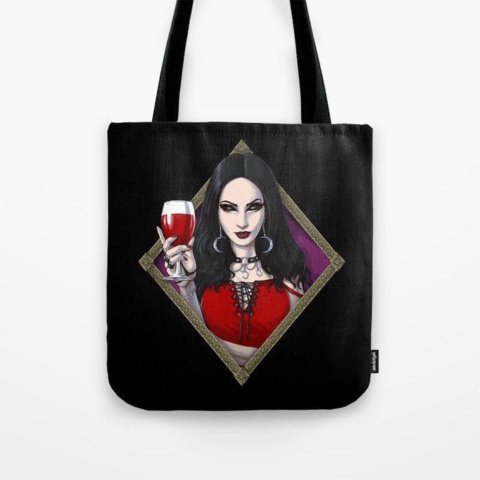 Goth Alien Witch Tote Bag