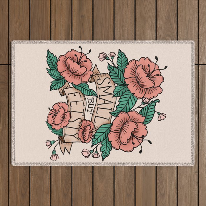 Small but Feisty - Tattoo Outdoor Rug
