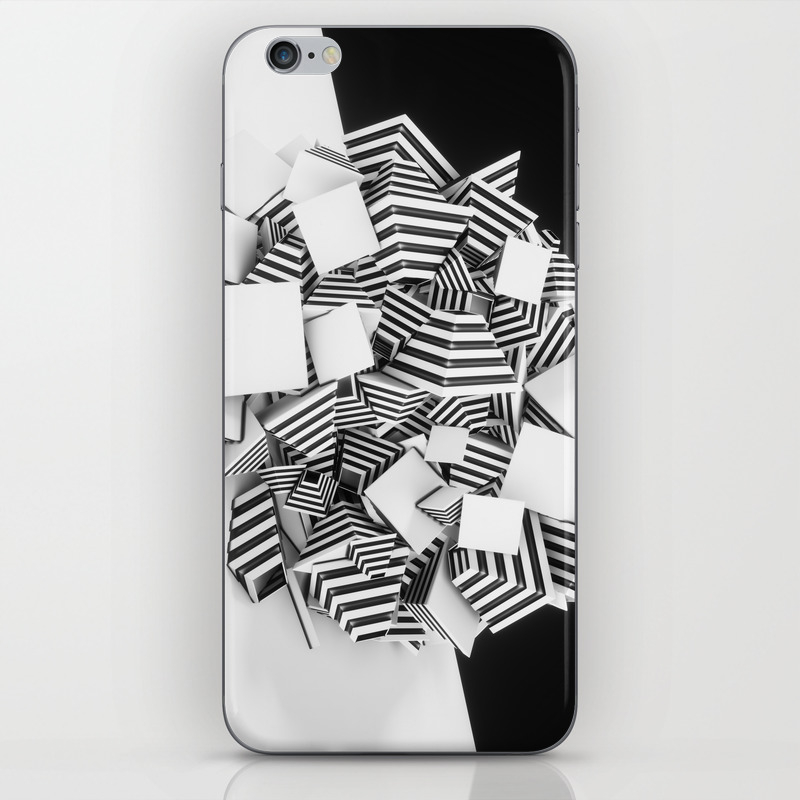 Abstract Pyramid 3d Illustration Iphone Skin By Waltondt Society6
