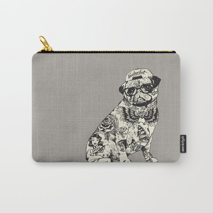 Pug Tattoo Carry-All Pouch