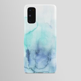 Wanderlust Teal Blue Watercolor Android Case