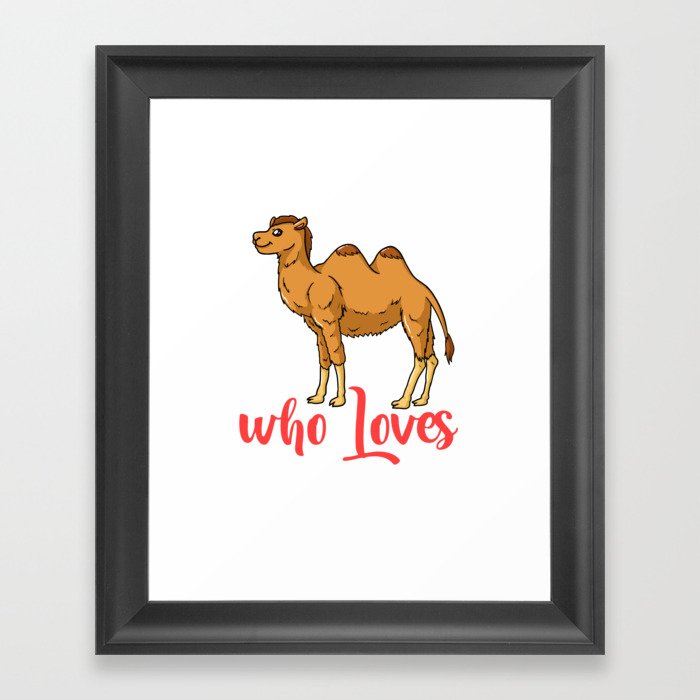 Bactrian Camel Riding Farmer Dromedary Rider Framed Art Print