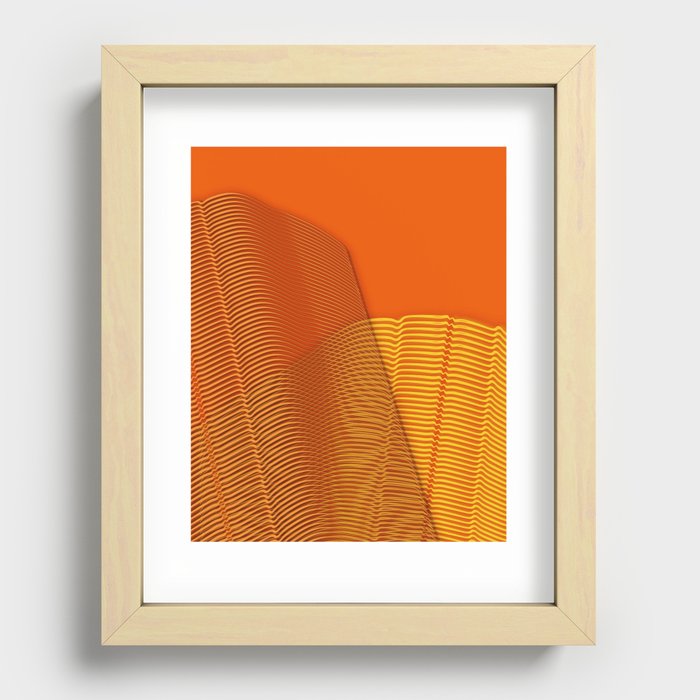 Abstract bright background Recessed Framed Print