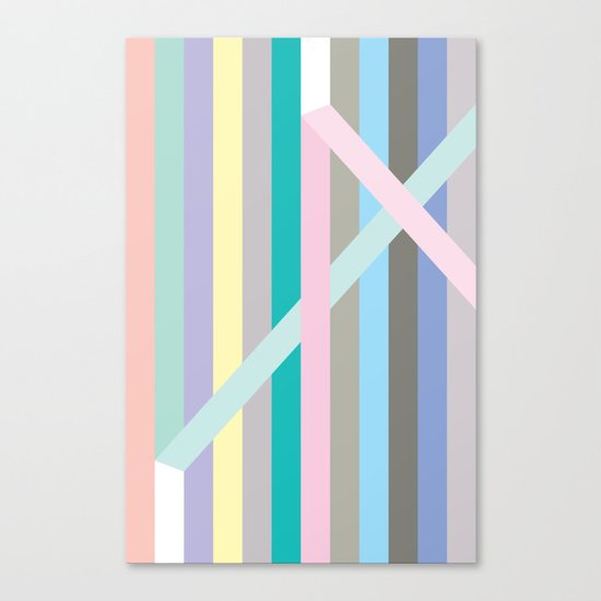 Finespun Stripes Canvas Print