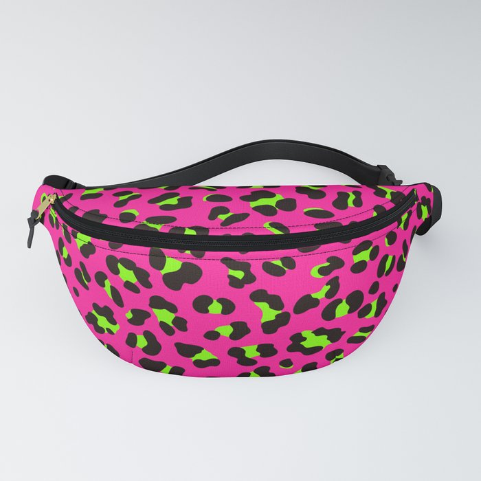 Back to the 80s Neon Fanny Pack Retro Green Waist Bag