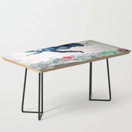 Over the Town by Marc Chagal ,marc chagall famous paintings Coffee Table