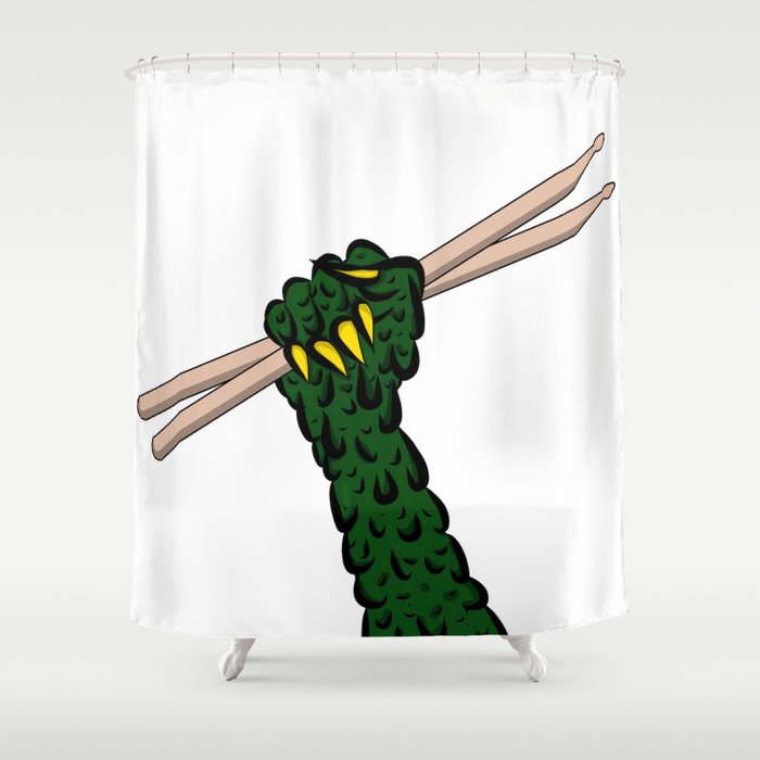 Drum till you Ooze Shower Curtain