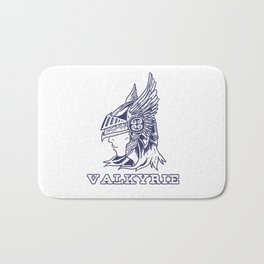 Valkyrie Viking Nordic Norse Myth Valhalla Gift Bath Mat | Viking, Pride, Gods, Graphicdesign, Axe, Rune, Vikingstyle, Norse, Thor, Gift 