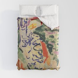 La Japonaise Woman beside the Water by Henri Matisse Duvet Cover