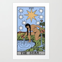 The Star - Tarot Card Art Print