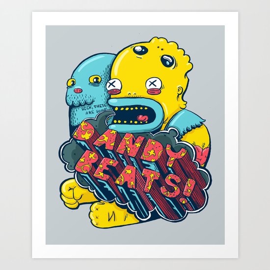 Dandy Beats Art Print