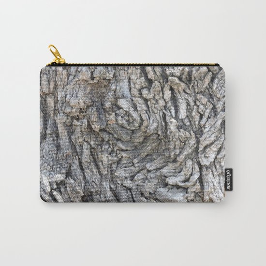 TEXTURES -- Blue Elderberry Bark Carry-All Pouch