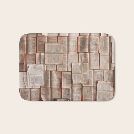 Books Bath Mat
