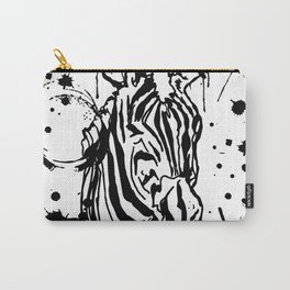Zebra watercolor sketch Carry-All Pouch