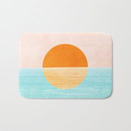 Seaside Sunset Bath Mat