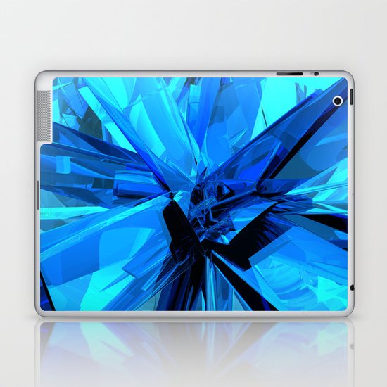 Blue Abstract Laptop & iPad Skin