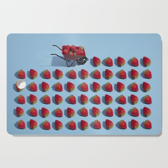 Strawberry harvesting Cutting Board