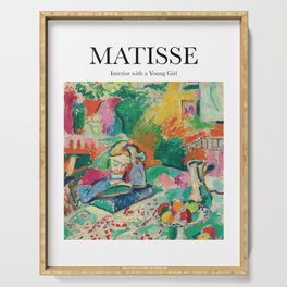 Matisse - Interior with a Young Girl Serving Tray