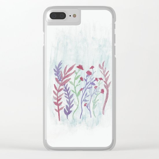 Little Garden Clear iPhone Case
