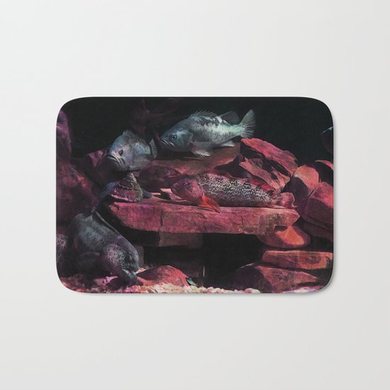 Fish on the Barbie Bath Mat