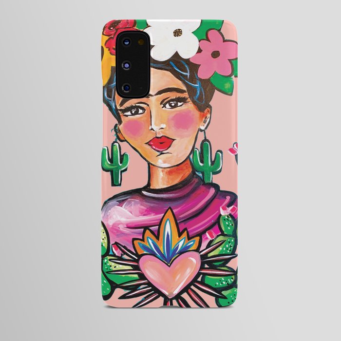 Mi Vida Frida Peach Android Case
