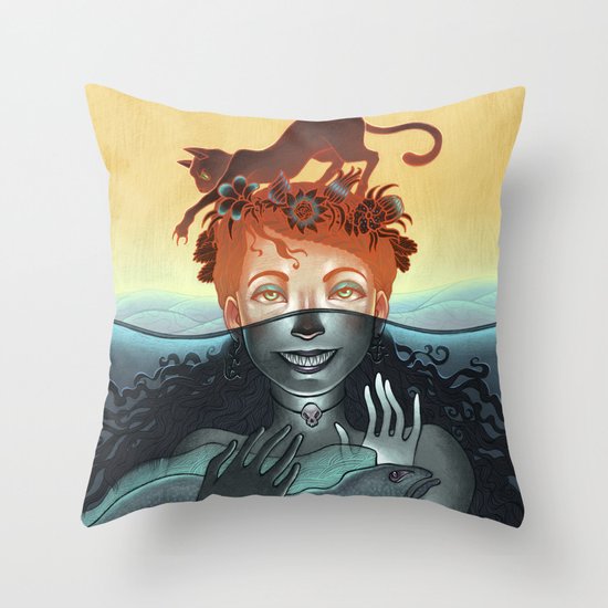 Dinner for Two Throw Pillow