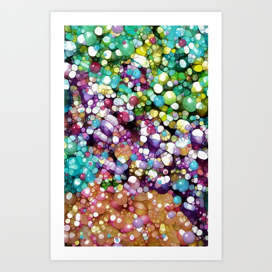 Super Happy Colors Art Print