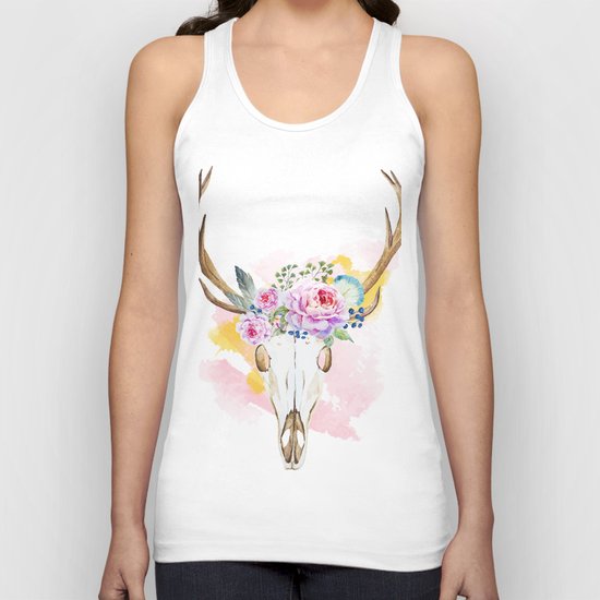 Animal Skull 02 Unisex Tank Top