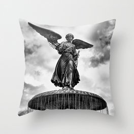 ANGEL OF THE WATERS Throw Pillow