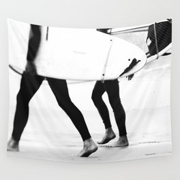 Catch a Wave Print - abstract black white surf board photography - Cool Surfers Print - Beach Decor Wall Tapestry