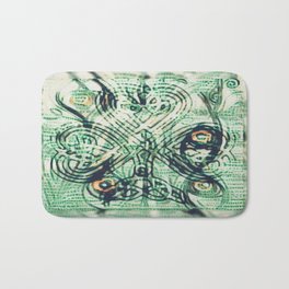 Lucky Money Shamrock Bath Mat