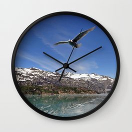 large single gull Wall Clock