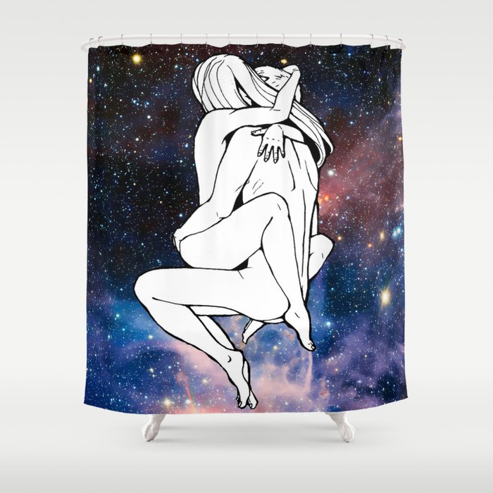 Be my moon Shower Curtain